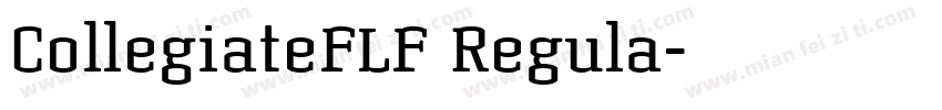 CollegiateFLF Regula字体转换
